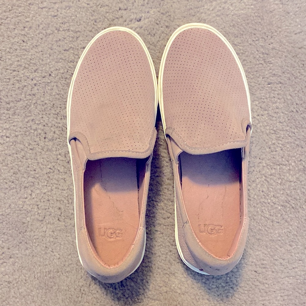 Ugg Abies Perforated Slip On Platform Sneaker